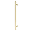Windsor 8191, Round Profile, Brass Pull Handle Pair Round 400mm OA in Satin Brass Unlaquered