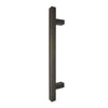 Windsor 8192, Square Profile, Brass Pull Handle Pair Square 300mm OA in Dark Roman Brass