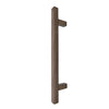 Windsor 8192, Square Profile, Brass Pull Handle Pair Square 300mm OA in Matt Antique Bronze