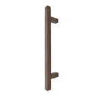 Windsor 8192, Square Profile, Brass Pull Handle Pair Square 300mm OA in Matt Antique Bronze