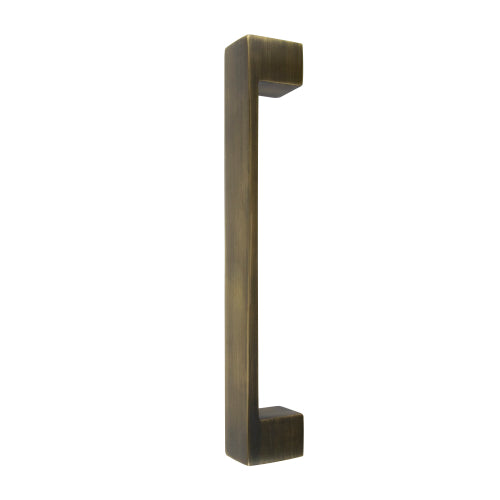 Windsor 8193, Square Profile, Brass Pull Handle Pair 235mm OA in Brushed Bronze