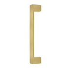 Windsor 8193, Square Profile, Brass Pull Handle Pair 235mm OA in Matt Satin Brass