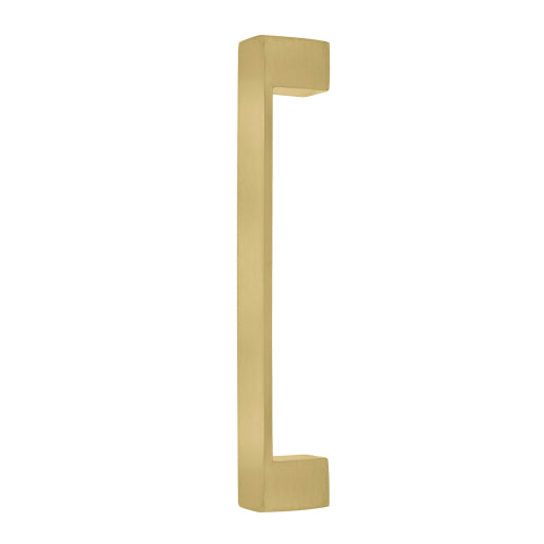 Windsor 8193, Square Profile, Brass Pull Handle Pair 235mm OA in Matt Satin Brass