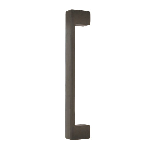 Windsor 8193, Square Profile, Brass Pull Handle Pair 235mm OA in Natural Bronze