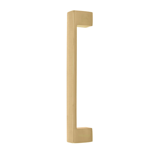 Windsor 8193, Square Profile, Brass Pull Handle Pair 235mm OA in Polished Brass