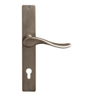 Haven Square Backplate E85 Keyhole in Natural Bronze
