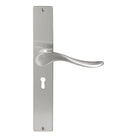Haven Square Backplate Std Keyhole in Satin Chrome