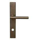 Charleston Square Backplate - Priv 85mm in Antique Bronze