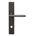 Charleston Square Backplate - Priv 85mm in Dark Roman Brass