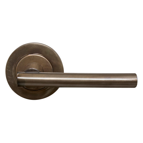 Charleston 64mm Large Rose Lever Set in Antique Bronze