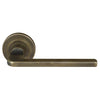 Chalet 52mm Round Rose Lever Set in Oil Rubbed Bronze