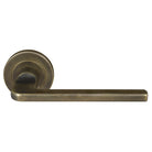 Chalet 52mm Round Rose Lever Set in Oil Rubbed Bronze