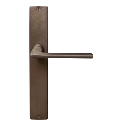 Chalet Square Backplate in Matt Antique Bronze