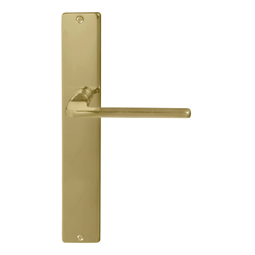 Chalet Square Backplate in Polished Brass