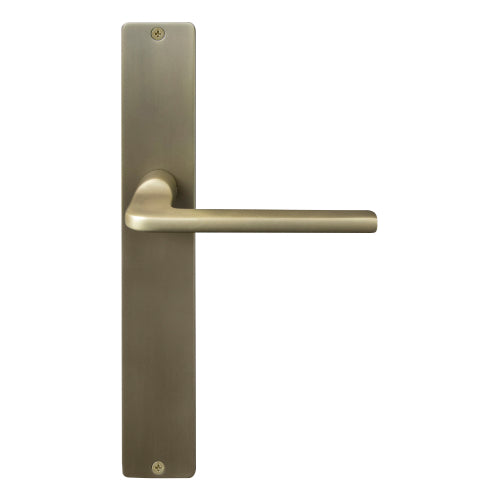 Chalet Square Backplate in Roman Brass