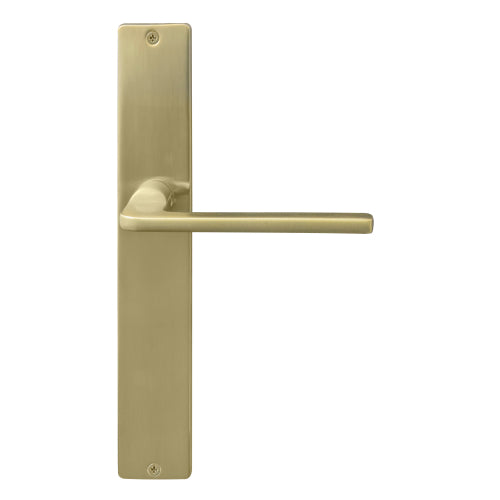 Chalet Square Backplate in Satin Brass Unlaquered