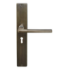 Chalet Square Backplate Std Keyhole in Oil Rubbed Bronze