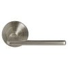 Chalet 64mm Large Rose Lever Set in Brushed Nickel