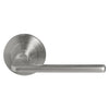 Chalet 64mm Large Rose Lever Set in Satin Chrome