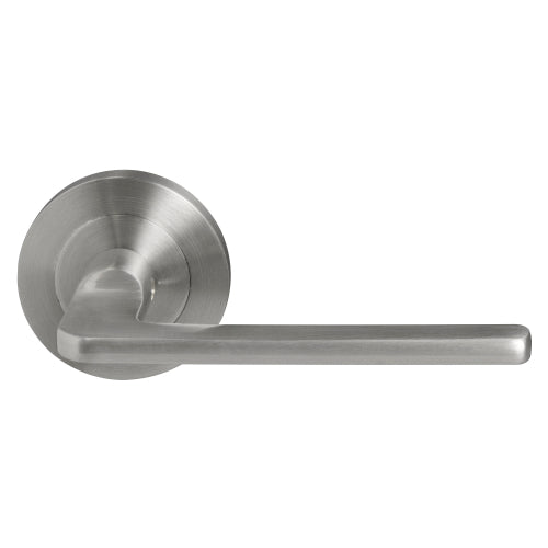 Chalet 64mm Large Rose Lever Set in Satin Chrome