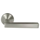 Federal 52mm Round Rose Lever Set in Brushed Nickel