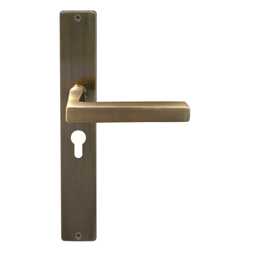 Federal Square Backplate E48 Keyhole in Brushed Bronze