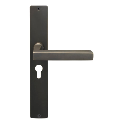 Federal Square Backplate E48 Keyhole in Dark Roman Brass