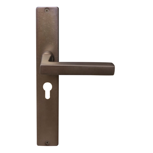 Federal Square Backplate E48 Keyhole in Matt Antique Bronze