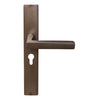Federal Square Backplate E48 Keyhole in Matt Antique Bronze