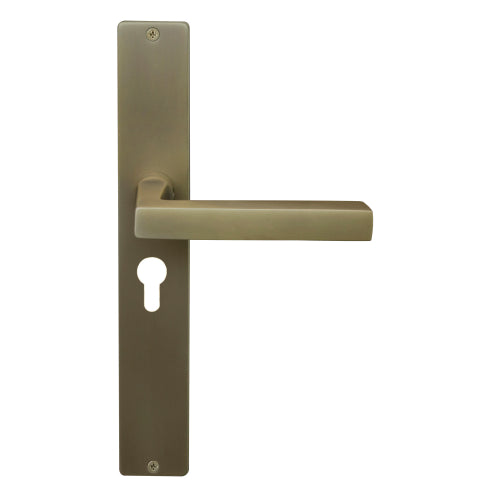 Federal Square Backplate E48 Keyhole in Roman Brass