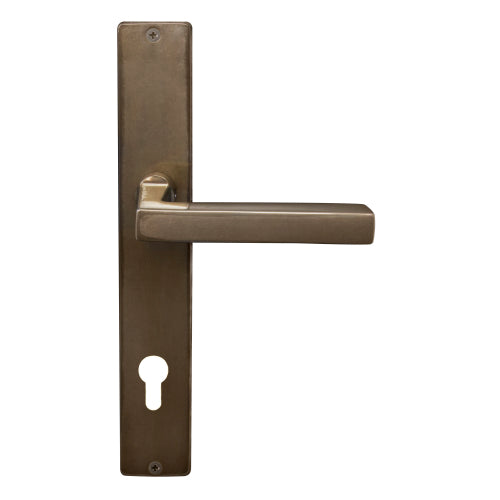 Federal Square Backplate E85 Keyhole in Antique Bronze