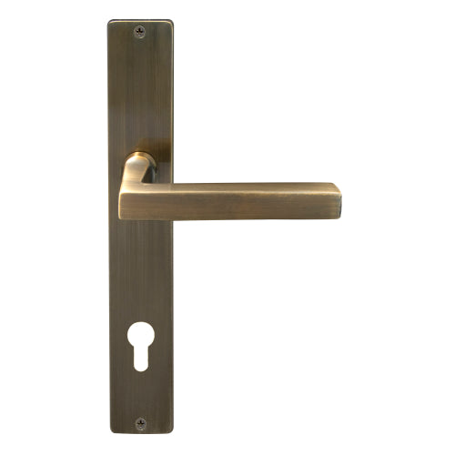 Federal Square Backplate E85 Keyhole in Brushed Bronze