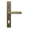 Federal Square Backplate E85 Keyhole in Roman Brass