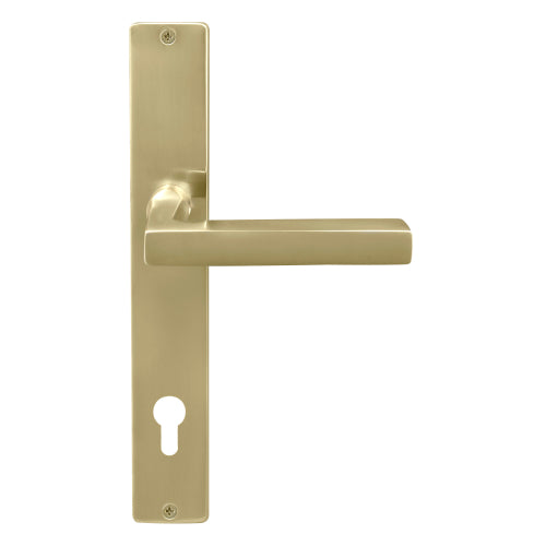 Federal Square Backplate E85 Keyhole in Satin Brass Unlaquered