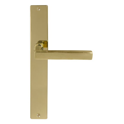 Federal Square Backplate in Polished Brass
