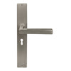 Federal Square Backplate Std Keyhole in Brushed Nickel