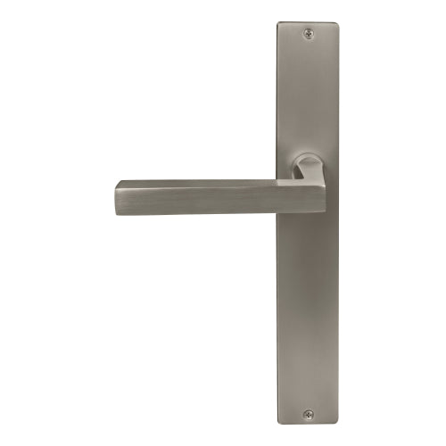 Federal Square Backplate Dummy Lever - LH in Brushed Nickel