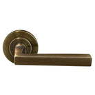 Federal 64mm Large Rose Lever Set in Brushed Bronze