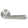 Villa 52mm Round Rose Lever Set in Satin Chrome