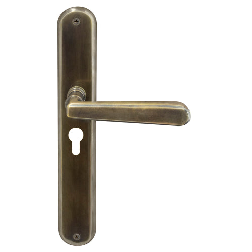 Villa Oval Backplate E48 Keyhole in Oil Rubbed Bronze