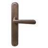 Villa Oval Backplate in Matt Antique Bronze
