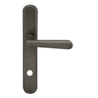 Villa Oval Backplate - Priv 85mm in Dark Roman Brass