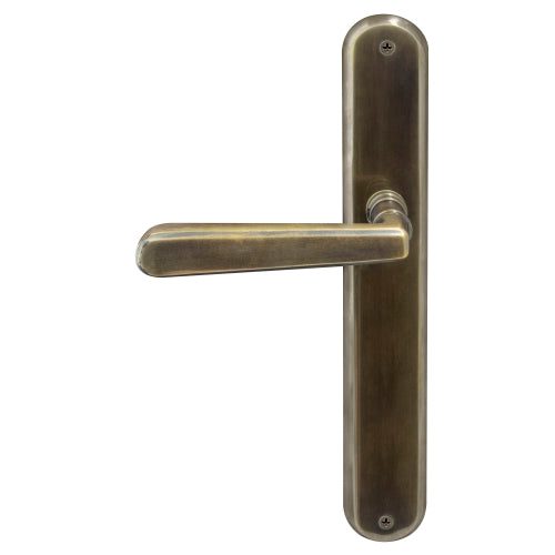 Villa Oval Backplate Dummy Lever - LH in Oil Rubbed Bronze