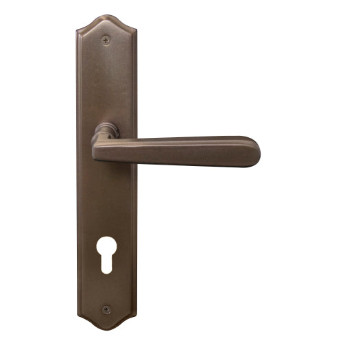 Villa Traditional Backplate E85 Keyhole in Matt Antique Bronze