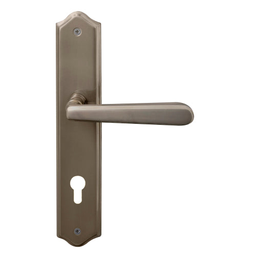 Villa Traditional Backplate E85 Keyhole in Natural Bronze