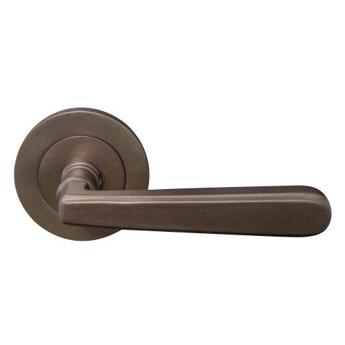 Villa 64mm Large Rose Lever Set in Matt Antique Bronze