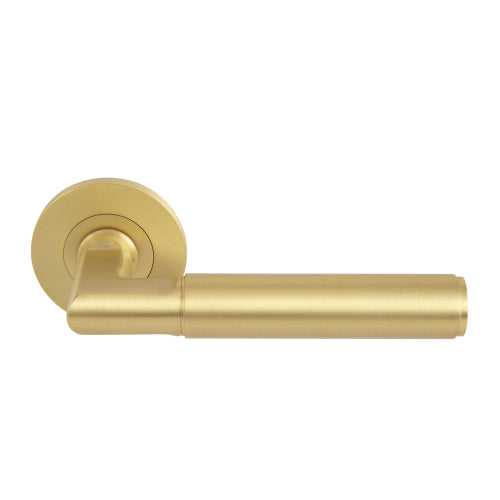 NIDO - Sona Lever Set in Matt Satin Brass