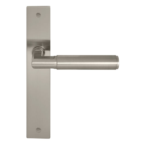 NIDO - Sona Lever on Backplate in Brushed Nickel