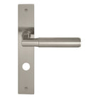 NIDO - Sona Lever on Backplate - P85mm in Brushed Nickel