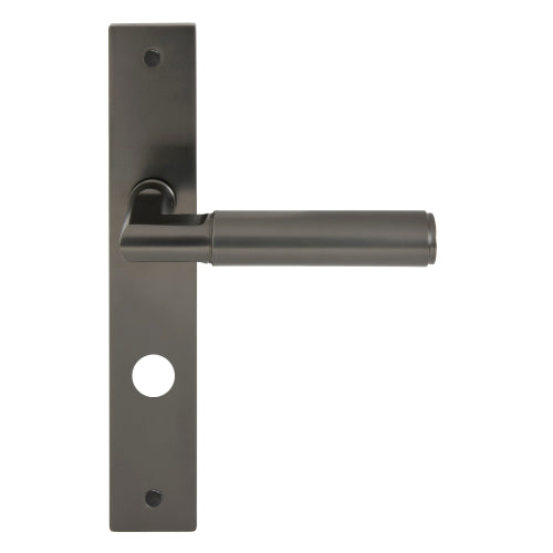 NIDO - Sona Lever on Backplate - P85mm in Graphite Nickel